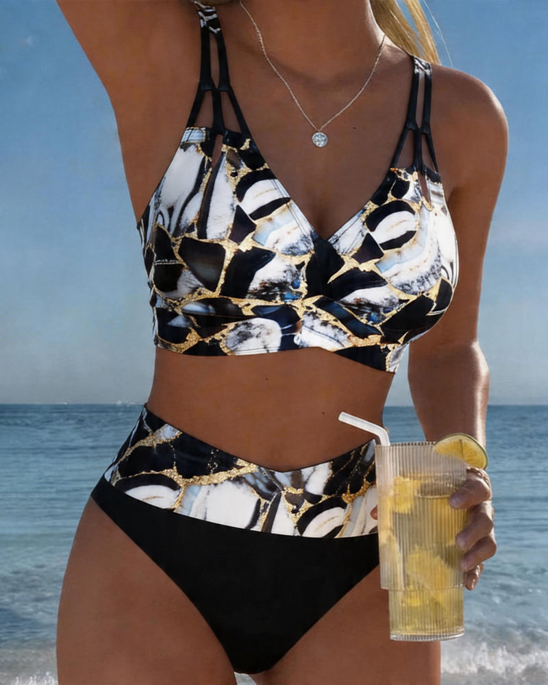 Strap Cut-Out Designer Bikini