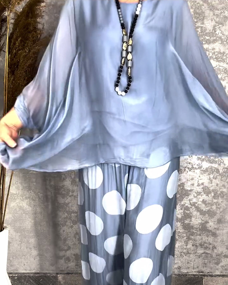 Temperament Casual Style Two-Piece Set