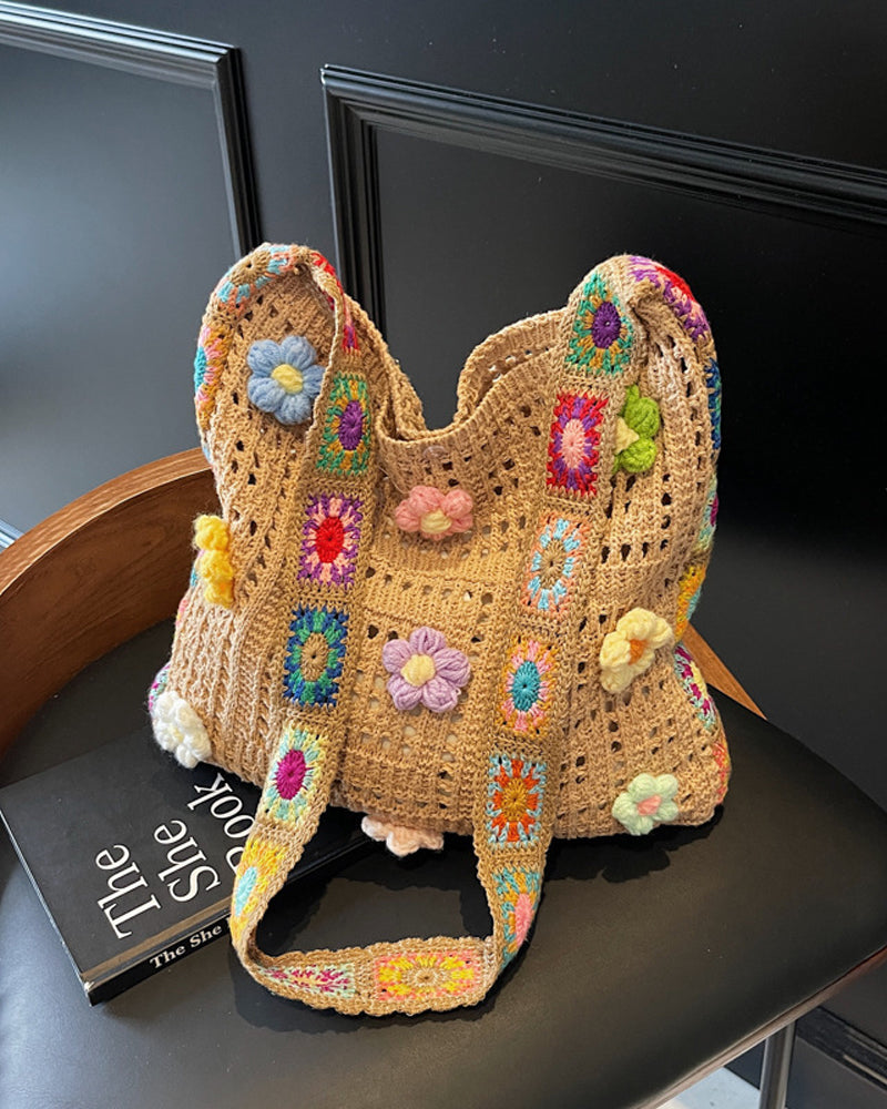 Women'S Ethnic Crochet Crossbody Bag