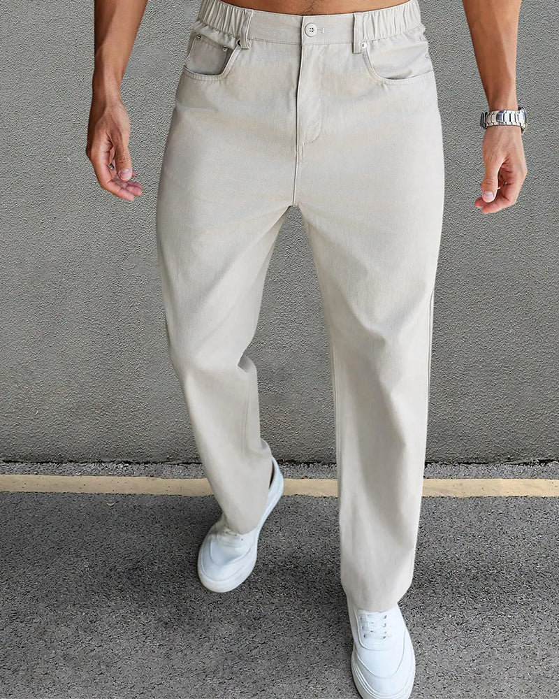 Men's Straight Leg Casual Pants