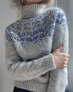 Fashionable Turtleneck Casual Pullover