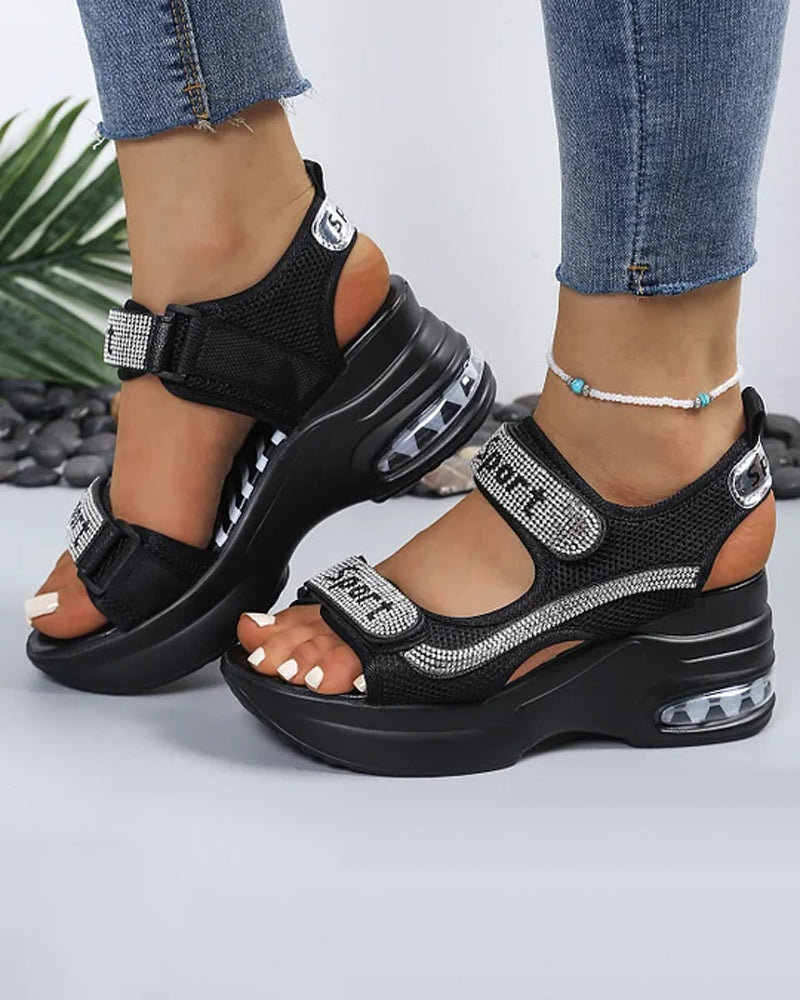 Platform Wedge Height Boost Sandals