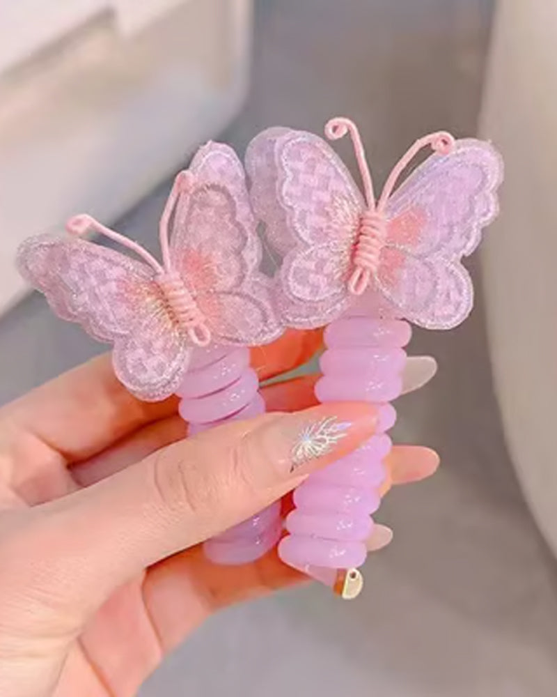 Butterfly Telephone Wire Hair Bands