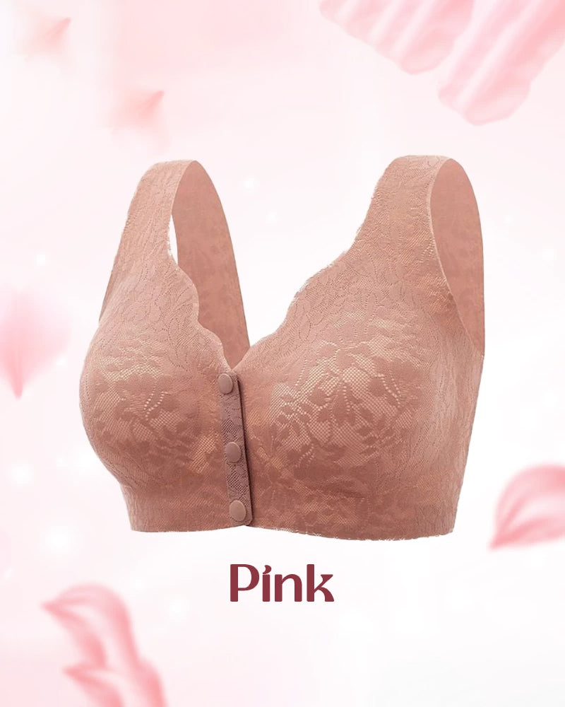 A Front-Closure Seamless Bra