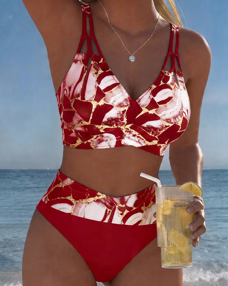 Strap Cut-Out Designer Bikini