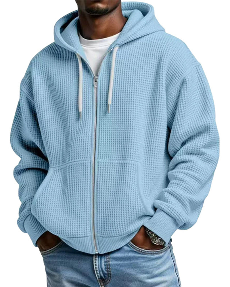 Fashion Long Sleeve Hooded Coat