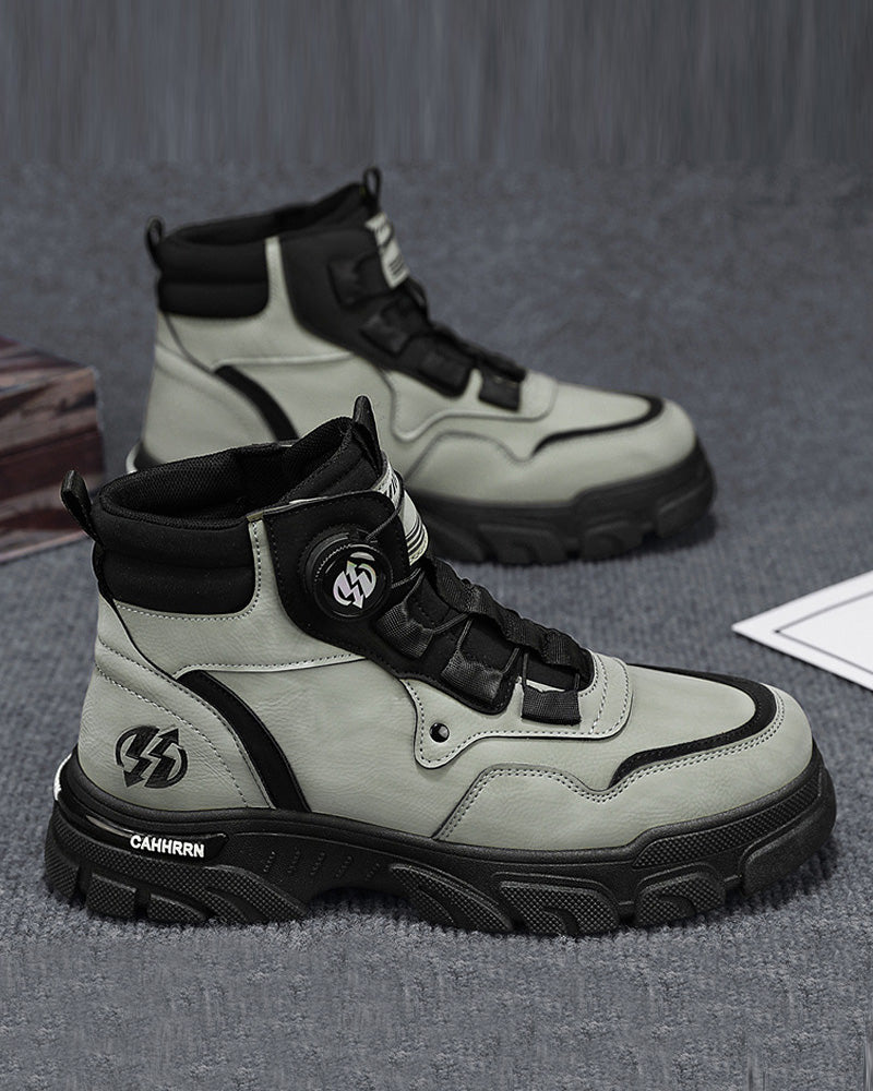 Men's Outdoor Swivel Buckle Work Shoes 🔄👞 – Waterproof 💦, Anti-slip 🚶‍♂️, Comfortable , Breathable 🌬️