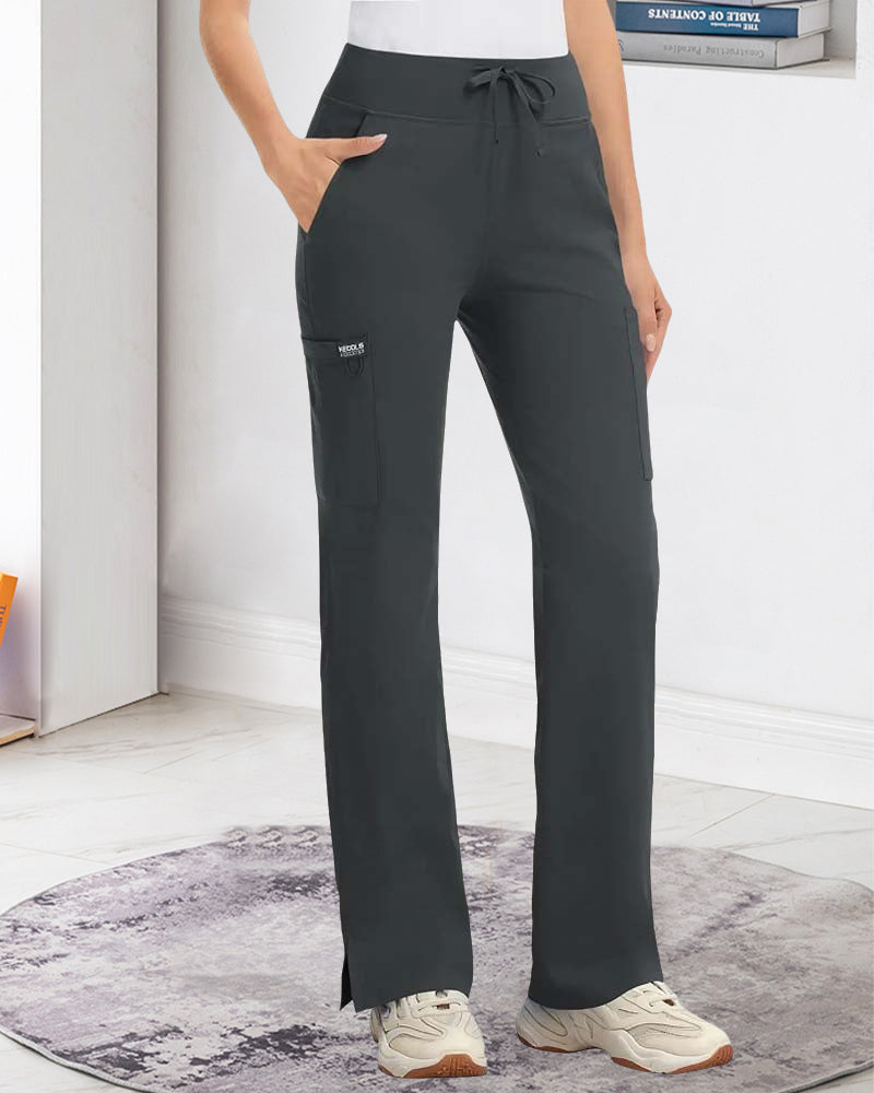Double Pocket Slim Tie Casual Pants