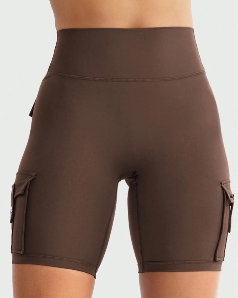 Women's Multi-Pocket Cycling Capri Leggings