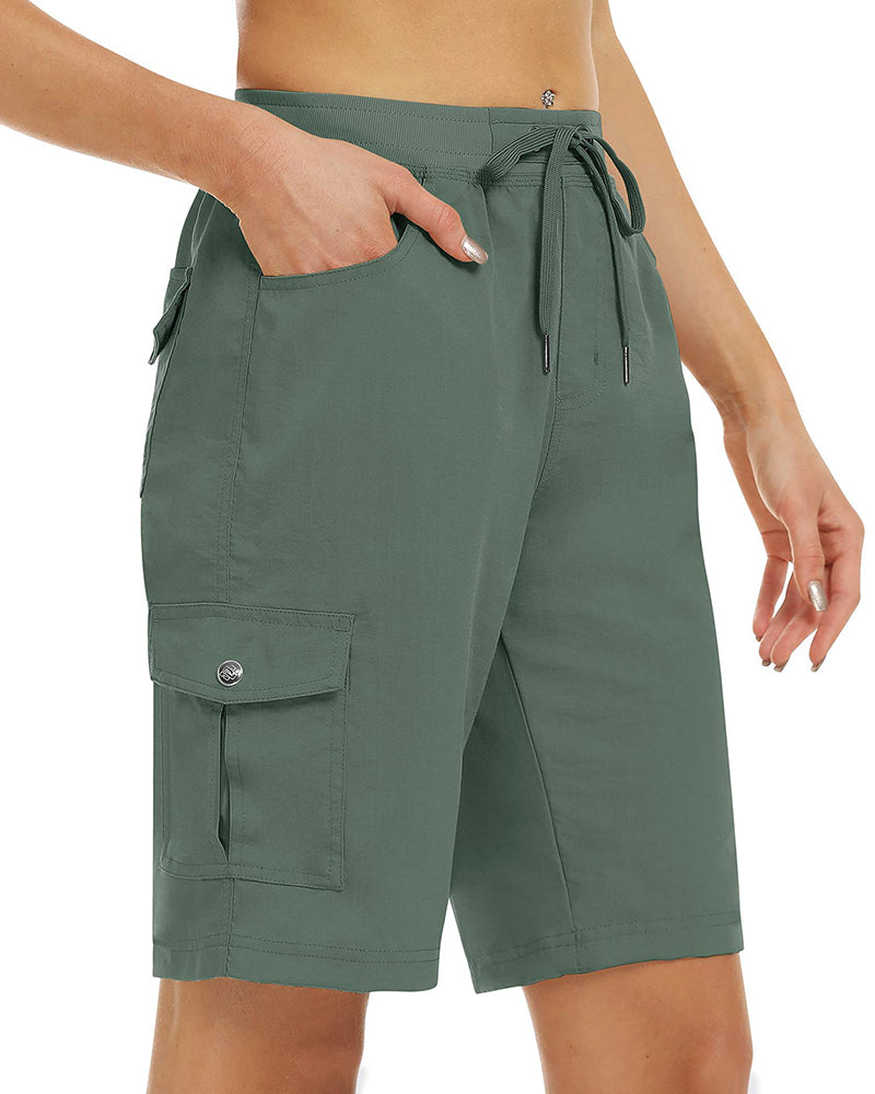 Women's Quick-Dry Cargo Shorts With Pockets
