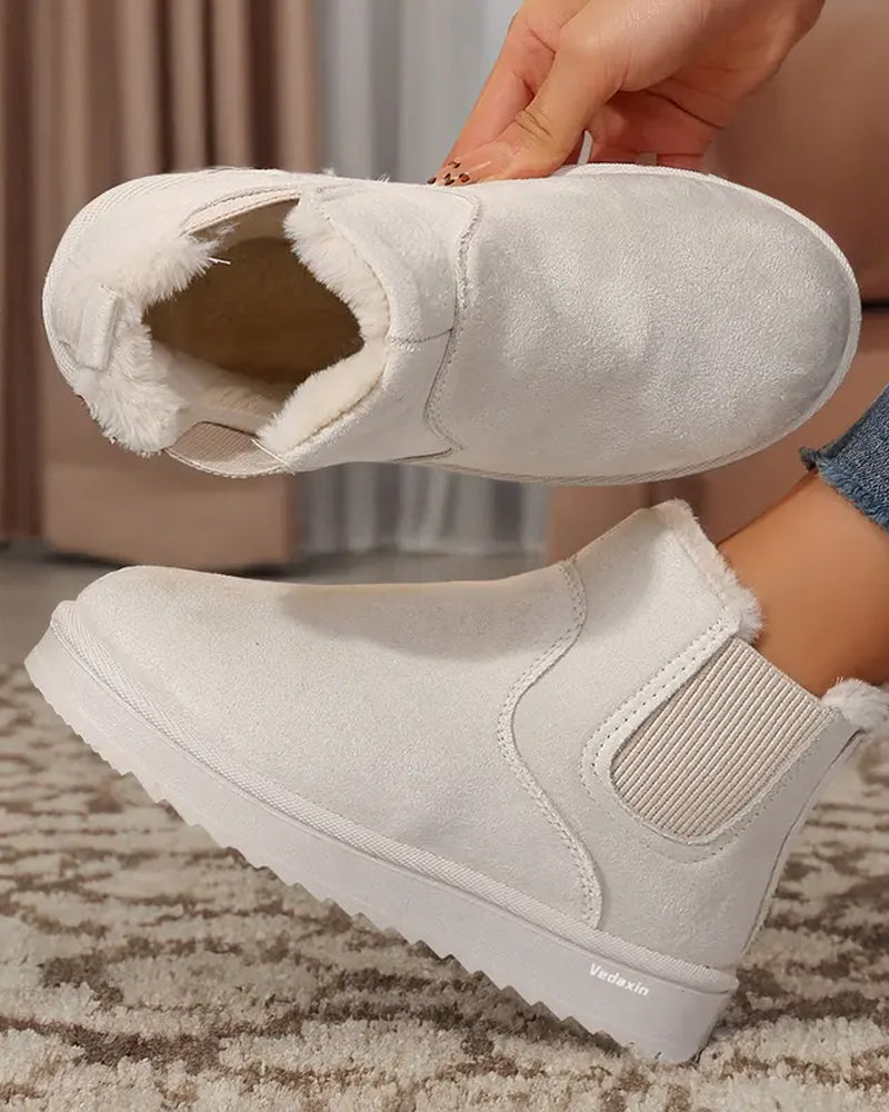 Women's Thick Soled Winter Snow Boots