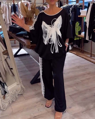 Loose Casual Two Piece Suit