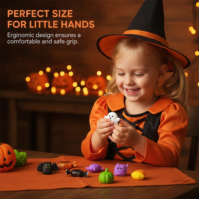 Halloween Squishies Stress Relief Toy Set