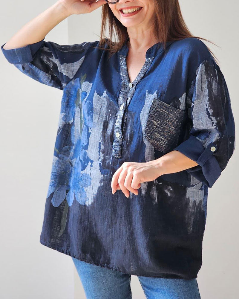 Fashion Ink Floral Shirt