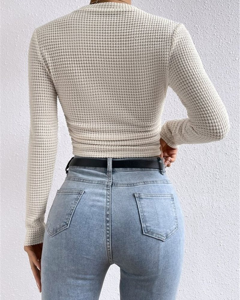 Slim Fit Versatile Long Sleeve Top