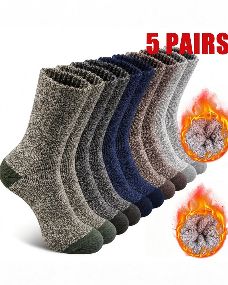Pairs Thick Warm Winter Socks Soft Knit