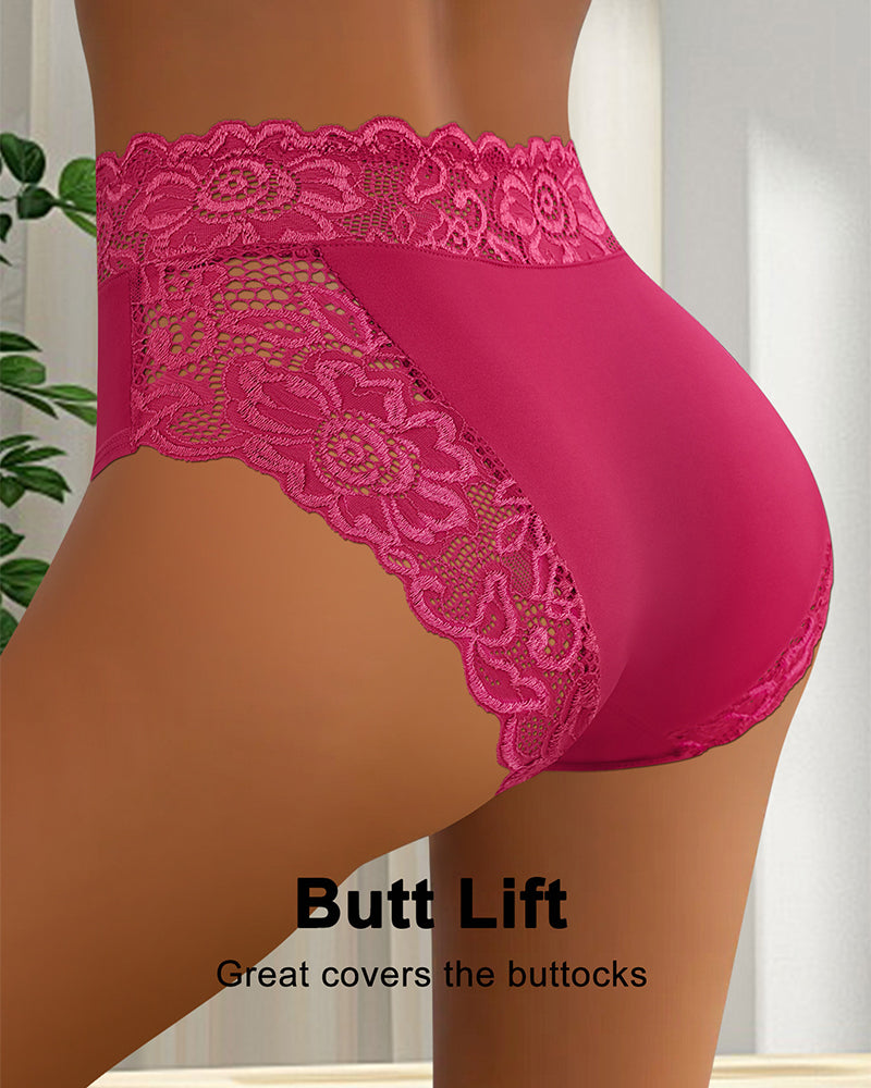 Sexy Lace Mid-Rise Panties-3