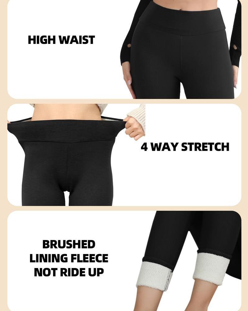 Warm High Waist Cozy Lined Leggings