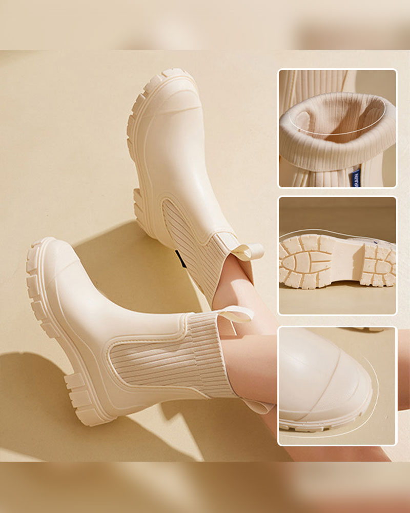 ☔️Waterproof Non-Slip Thick Sole Mid-Calf Boots