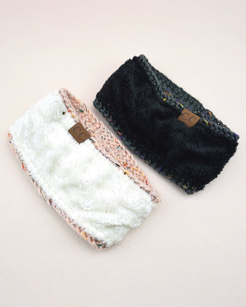 Fleece Knit Headband for Autumn and Winter