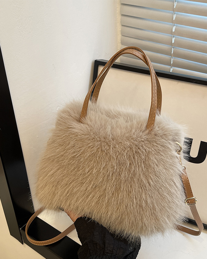 Fashion Plush Shoulder Bag