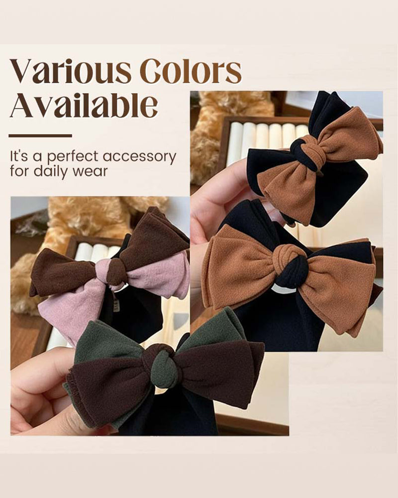 Elegant Elastic Bow Hair Tie