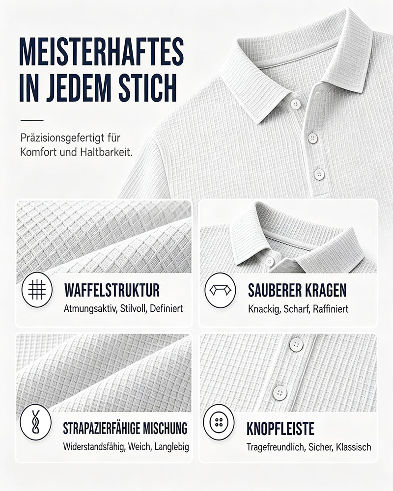Men's Solid Color Lapel Top
