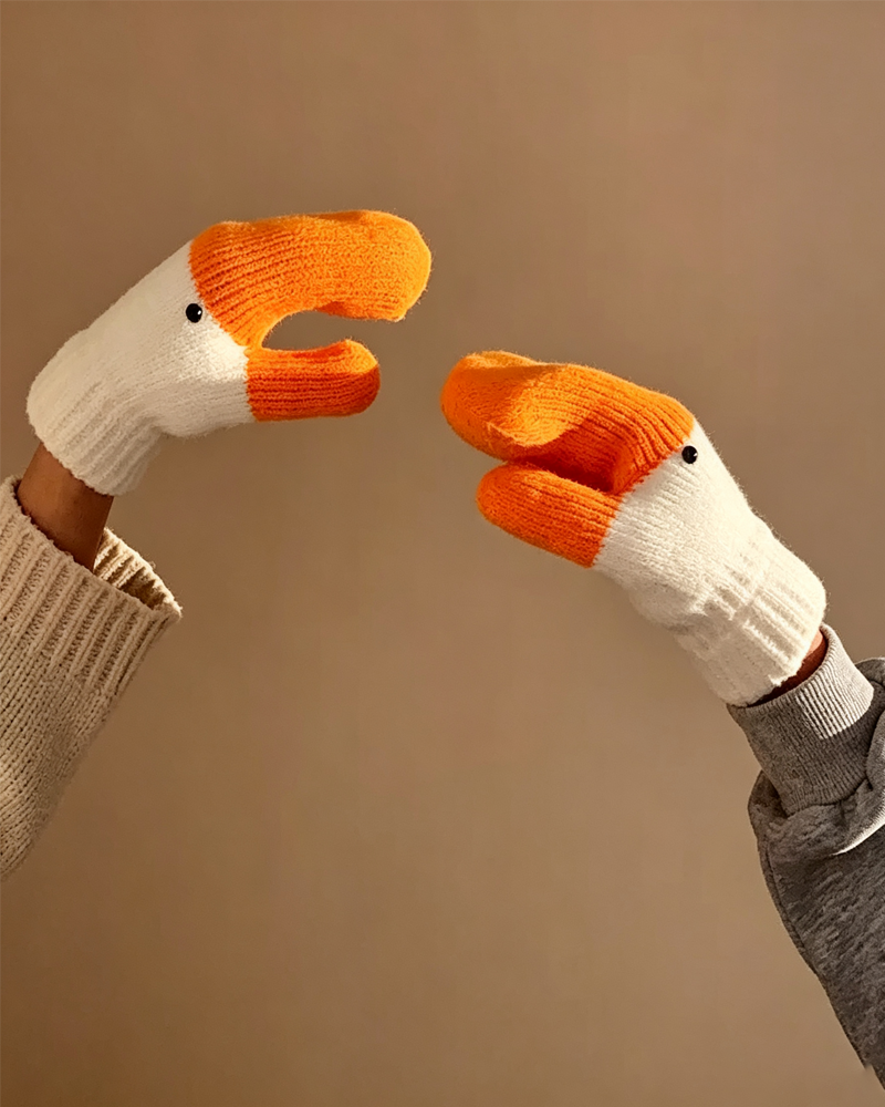 Silly Goose Mittens