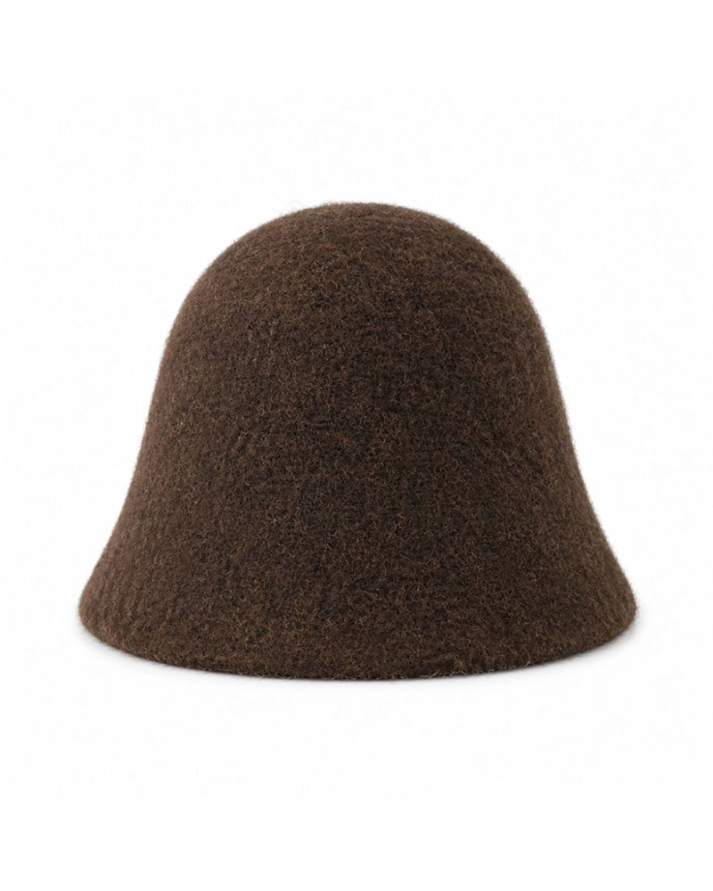 Solid Color Suede Bucket Hat