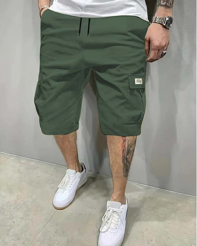 Men's Mid Waist Drawstring Shorts
