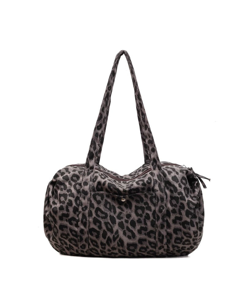 Large Capacity Leopard Print Tote Bag