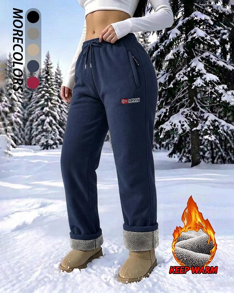 Warm Fleece Pocket Pants