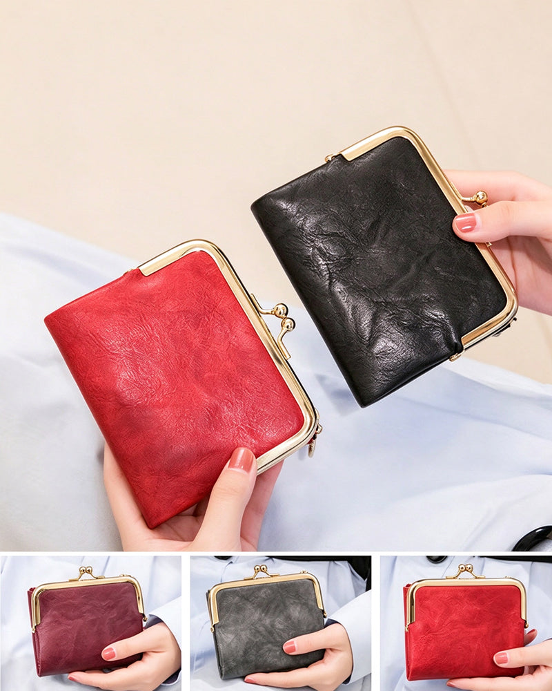 Mini Fashion Ladies Square Short Wallet