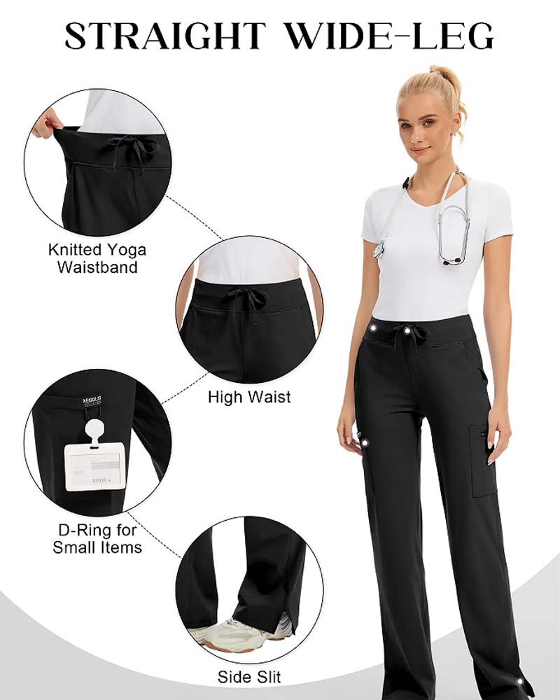 Double Pocket Slim Tie Casual Pants