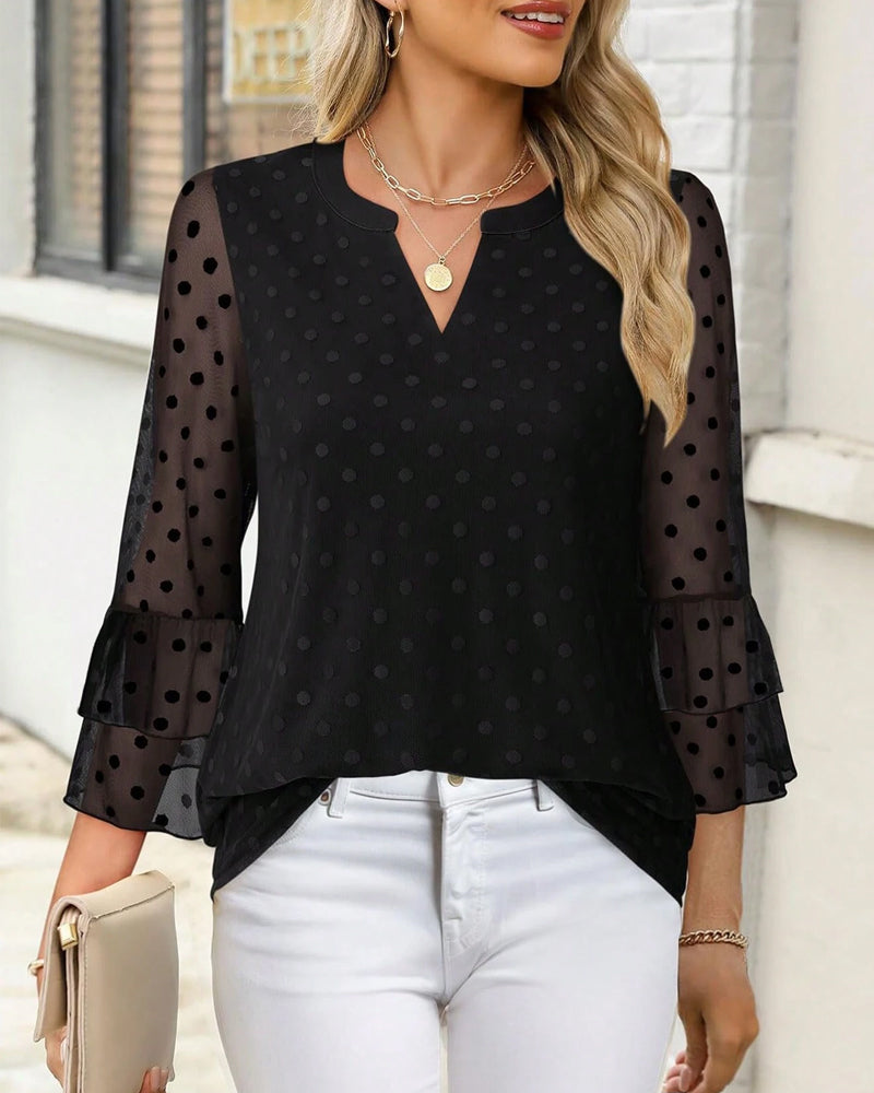 Polka Dot Elegant Blouse