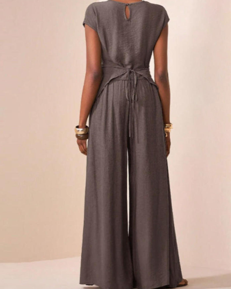 Cross Straps Two-Piece Set