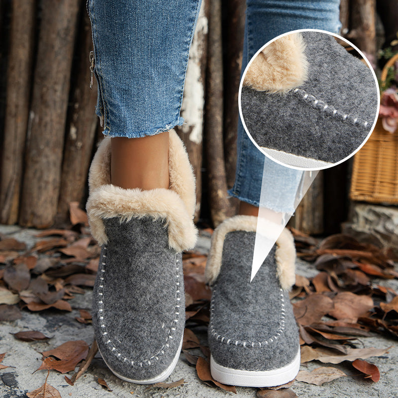 ❄️Women's Winter Non-Slip Faux Fur Warm Ankle Boots