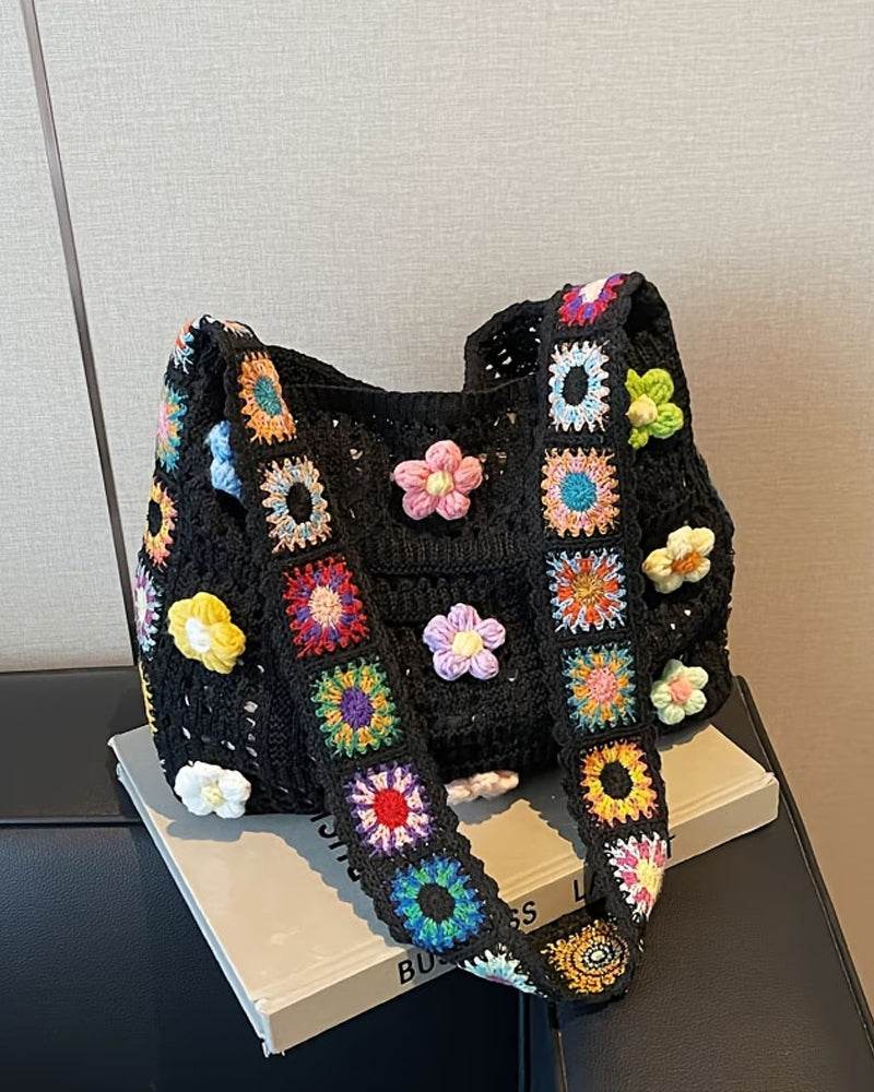 Women'S Ethnic Crochet Crossbody Bag