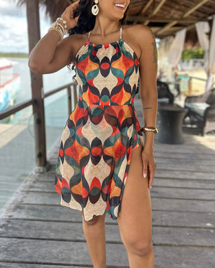 One-Piece Printed Swimsuit