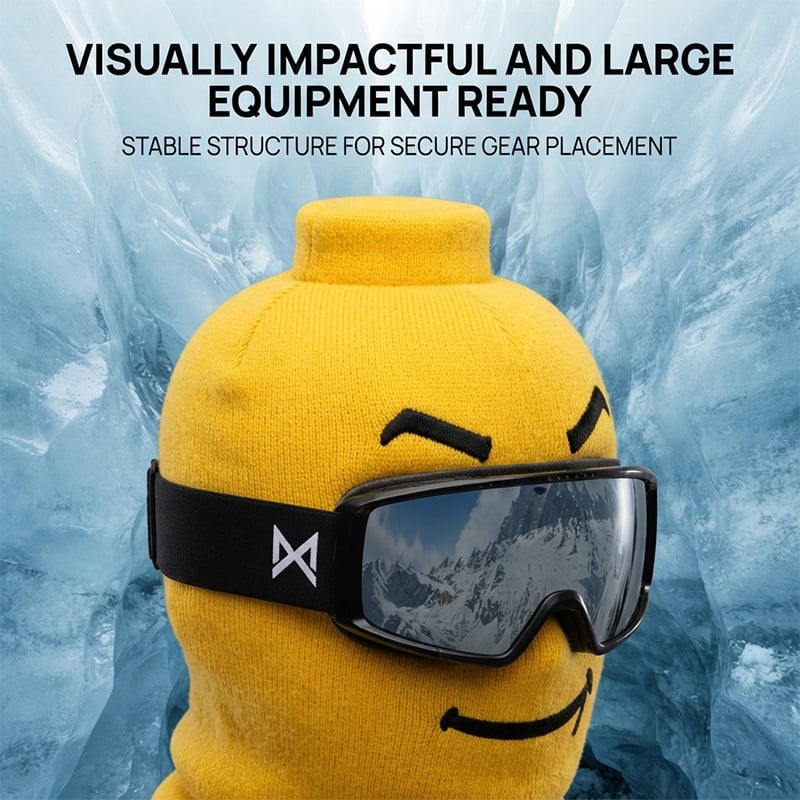 Funny ski headgear