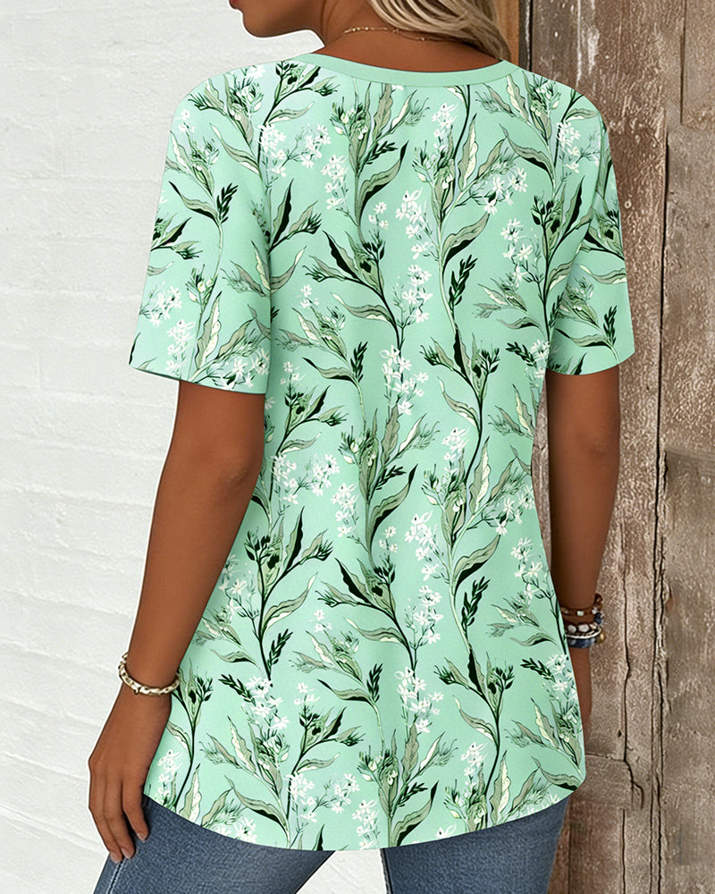 Fresh V-Neck Blouse