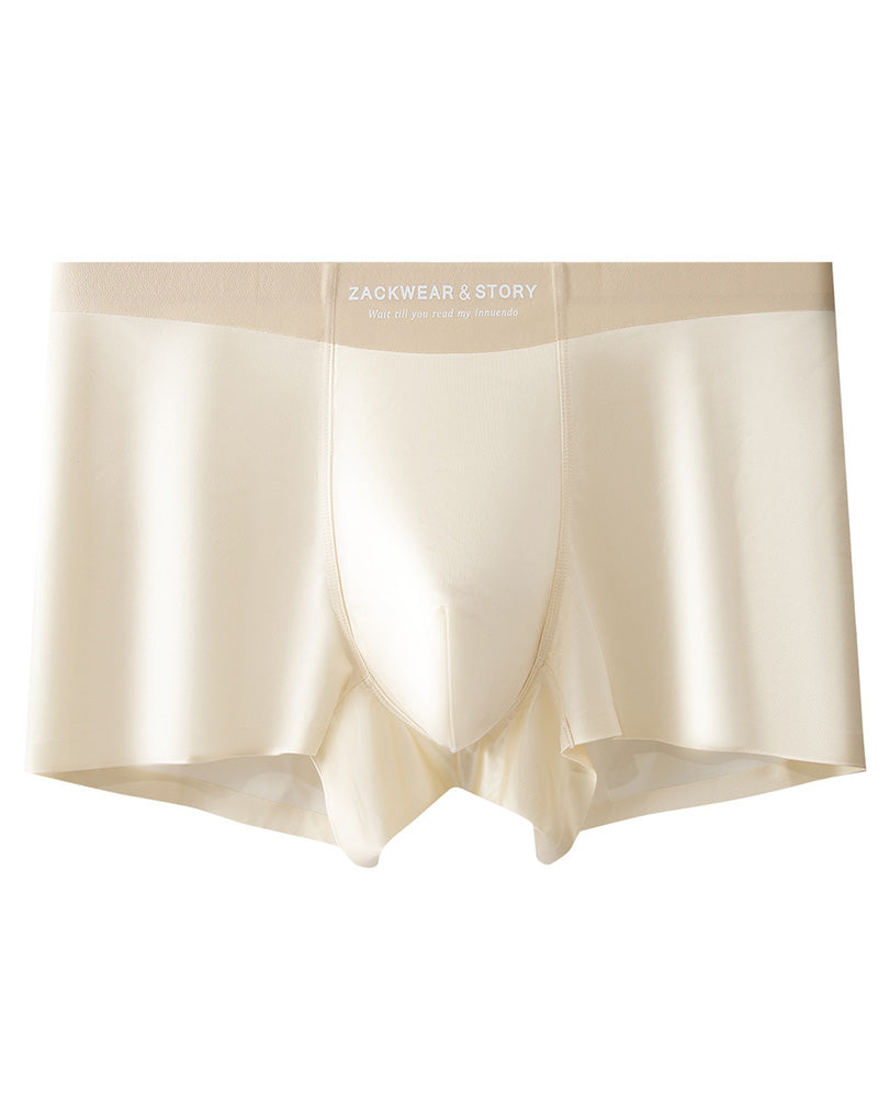 Men's Ice Silk Breathable Boxer Shorts