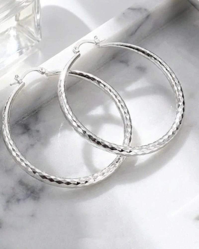 Women's Diamond Cut Earrings