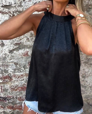 Halter Neck Sleeveless Tank Top