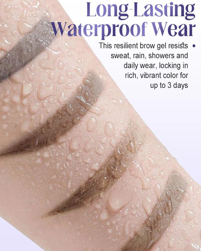 Long-Lasting Hold Waterproof Eyebrow Gel