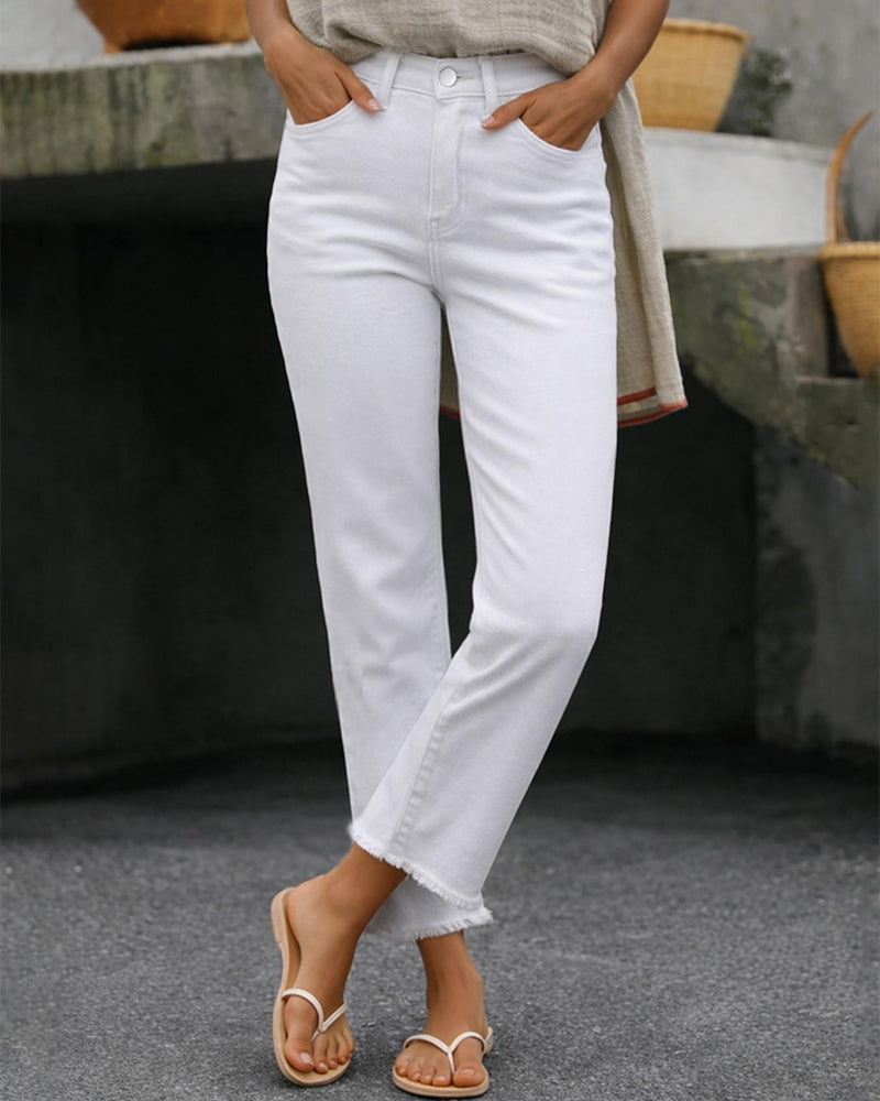 Casual Nine Points Pants