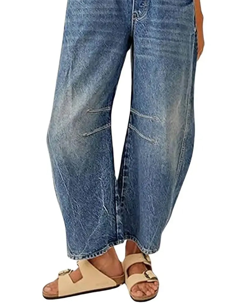 Suspender Pocket Denim Jumpsuit