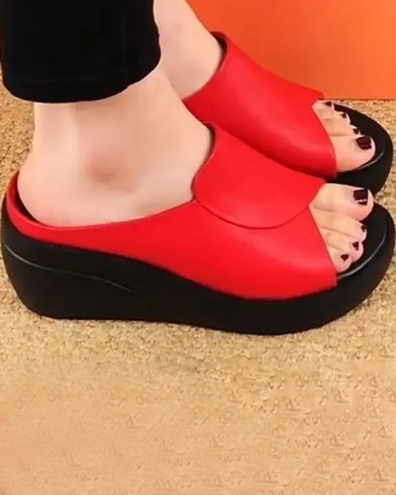 soft sole wedge sandals