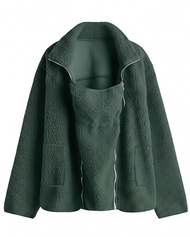 Women's 2-in-1 Hip-Length Casual Sports Outerwear Coat