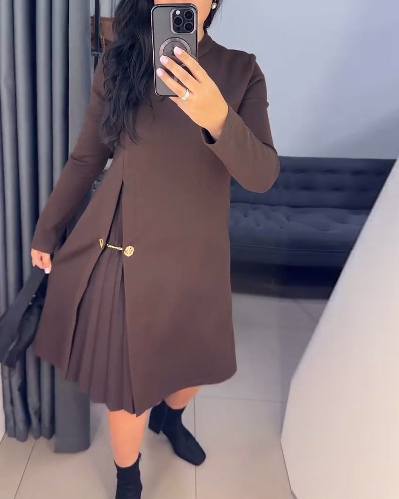 Painted Patchwork Elegant Dress